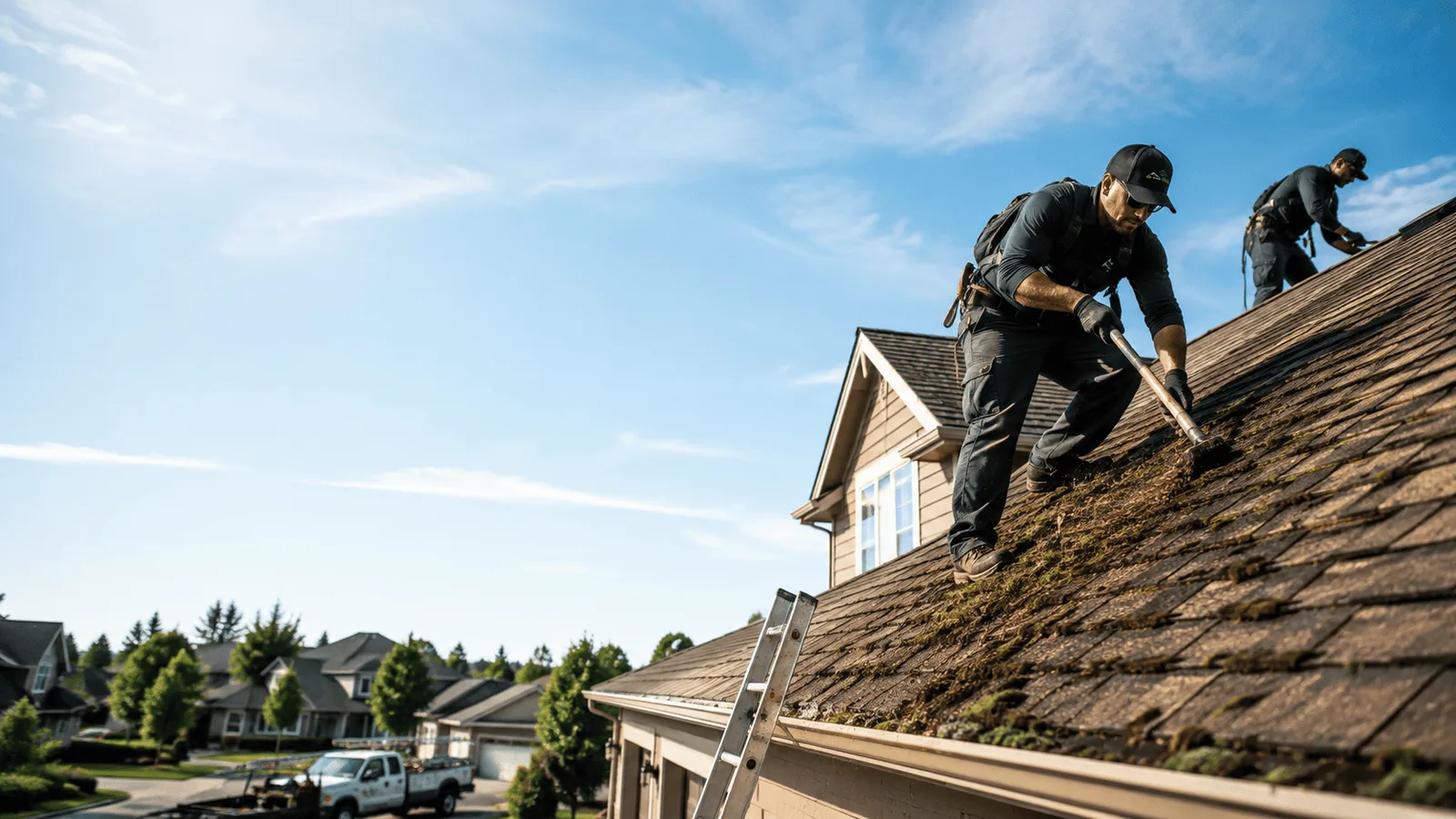 Roof Moss Removal in Auburn, ME near me